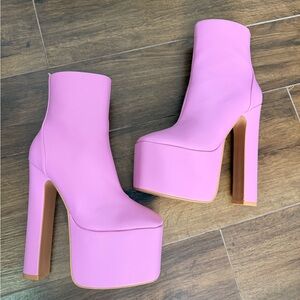Dolls Kill Lavender Platform Boots